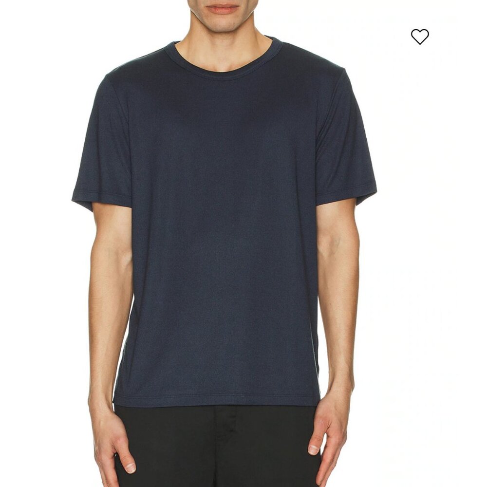 Theory Mens Essential Anemon Milano Tee Color Eclipse Multi